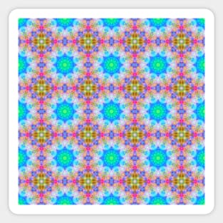 iridescent moroccan tile pattern Sticker